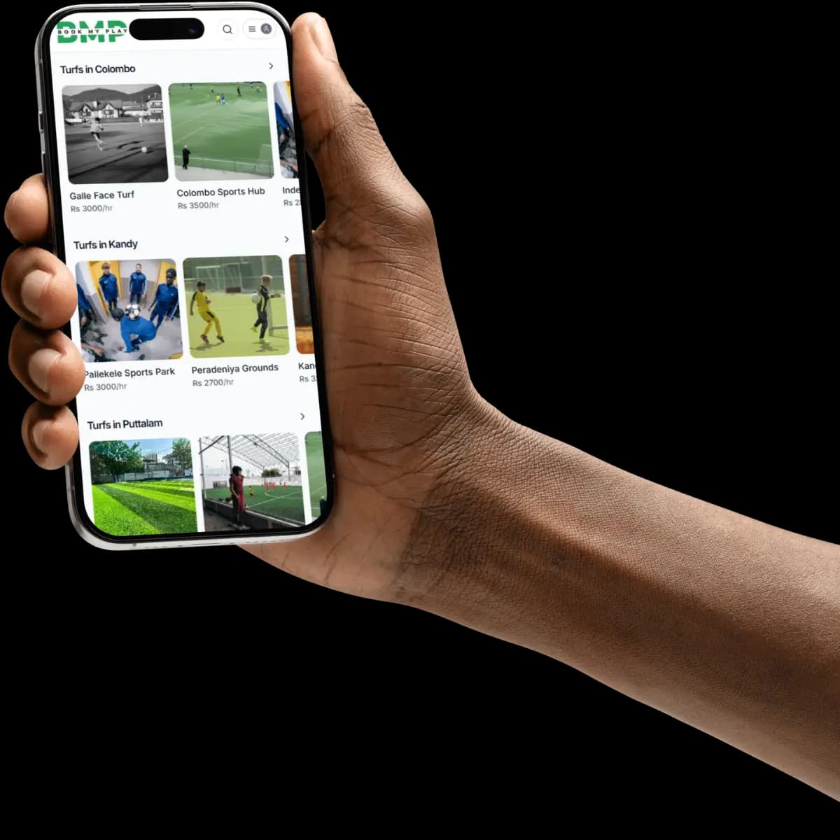 Players booking a sports turf on BookMyPlay